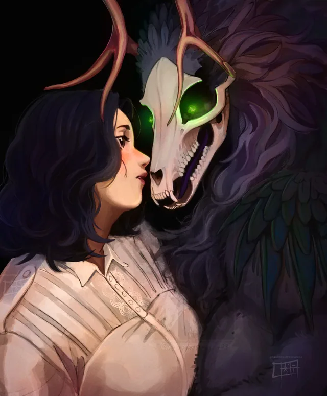 Delora and Nameless cuddle - Twitter @orangemelon93
