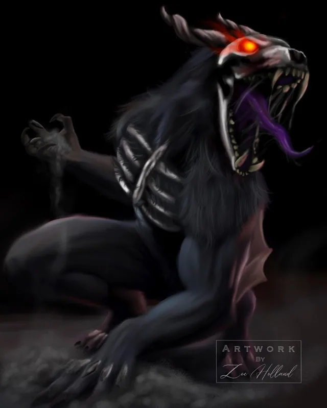 Orpheus monstrous form - Instagram @artworkbyzoeholland